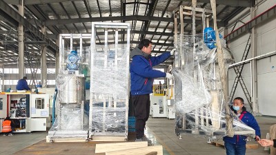 自動供膠係統（tǒng）預攪拌桶完成交付--浙（zhè）江嘉興橡膠減震客（kè）戶（hù）